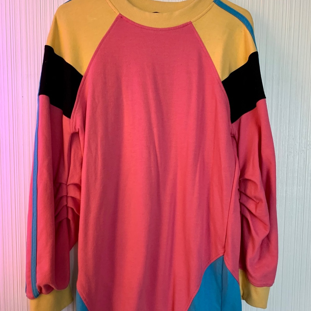 PLT PrettyLittleThing Colorblock Sweater Dress